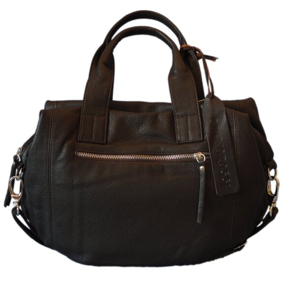 Bruno Rossi Deerskin Satchel/Shoulder Bag - Picture 2 of 6